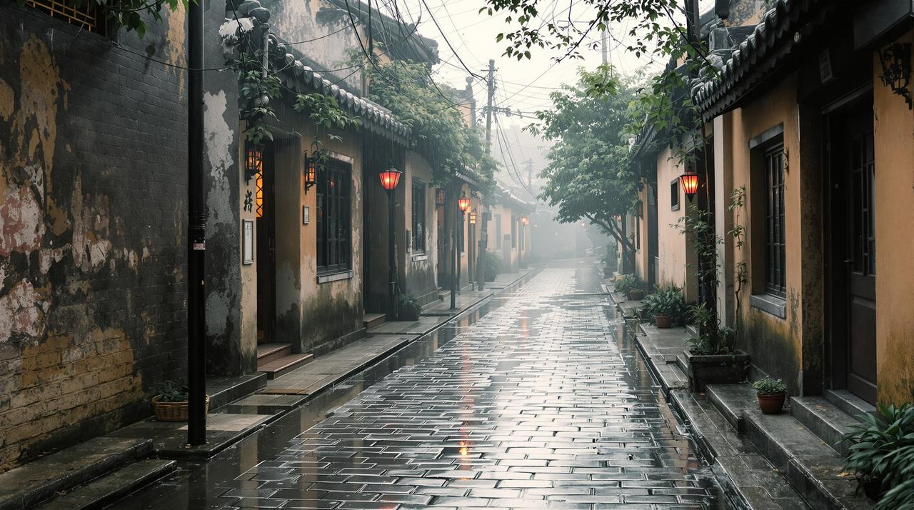 雨巷回声：徽州古村的青石板记忆